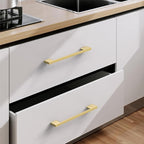 Pack Gold Cabinet Pulls 3.75 Inch Handles - Kitchen Cabinet Hardware - Drawer Pulls