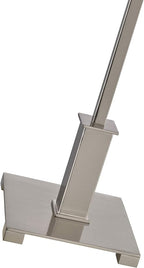 Linnea Accent Lamp – Nickel Finish, Sleek Modern Decorative Lamp for Bedroom or Living Room, Commercial Grade Quality