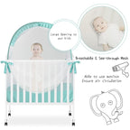 Baby Pack and Play Tent, Pack N Play Canopy to Keep Baby from Climbing Out, Crib Tent for Pack N Play & Playard (39.6" L x 27.6" W x 49.2" H)