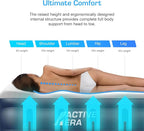 Active Era 20" Twin Air Mattress with Built-in Pump & Raised Pillow - Heavy Duty Puncture Resistant, Waterproof Blow Up Bed