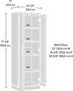 Sauder HomePlus Storage Cabinet/ Pantry cabinets, Sienna Oak finish