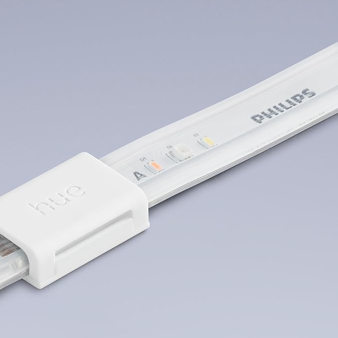 Philips Hue Indoor 3-Foot Smart LED Light Strip Plus Extension - Color-Changing Single-Color Effect - Requires Base Kit - Control with Hue App - Works with Alexa, Google Assistant and Apple HomeKit