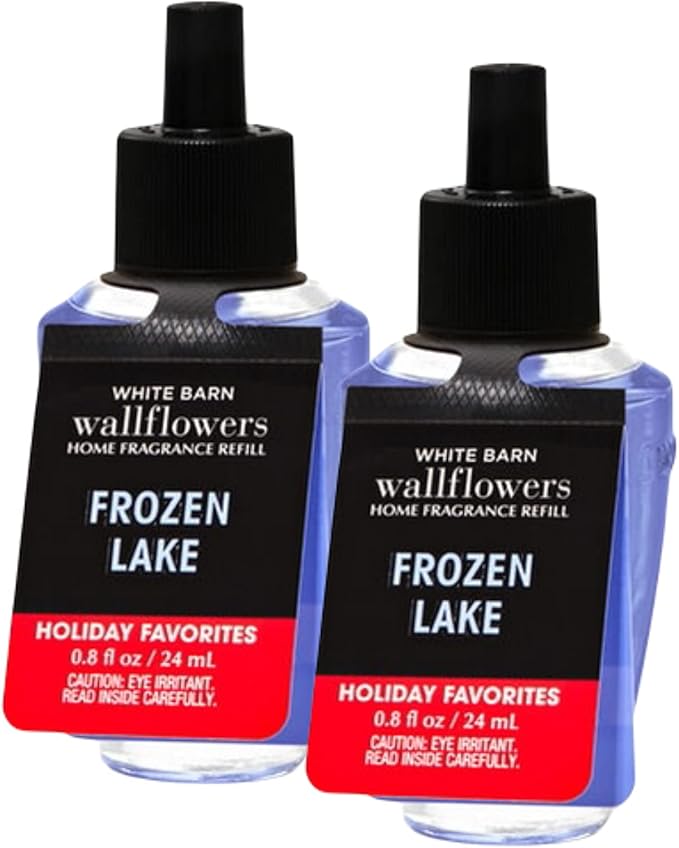 Bath and Body Works 4 Pack Frozen Lake Wallflowers Fragrance Refill 0.8 Oz.