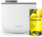 Aera Mini Home Fragrance Diffuser and Mini True Loves Citrus Grove Refill Bundle - Aromatherapy for Rooms 100-500 Sq Ft - Alexa Compatible, Hypoallergenic, Family and Pet Safe, App Controlled