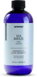 AROMAR Premium Fragrance Oil - Essential Oil for Diffusers & Home Aromatherapy - Sea Breeze - 8oz