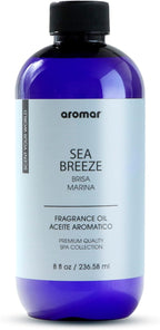 AROMAR Premium Fragrance Oil - Essential Oil for Diffusers & Home Aromatherapy - Sea Breeze - 8oz