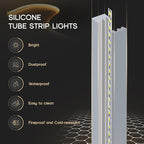 LED Strip Lights Warm White 3000K,32.8ft 110-120V Neon Rope Lights,Flexible Silicone Outdoor Waterproof Neon Strip Lights for Bedroom,Mirror,Kitchen Cabinet, Living Room,Halloween Decor