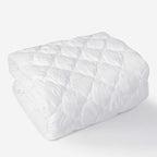 Air Mattress Pad Cover King, Thick Quilted Mattress Topper Cover, Super Soft Breathable and Noiseless Down Alternative Fiber Mattress Pad with Deep Pocket