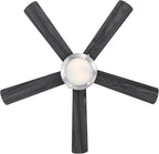 Westinghouse 7305400 Comet LED Ceiling Fan, 52 Inch, Brushed Nickel, Frosted Glass