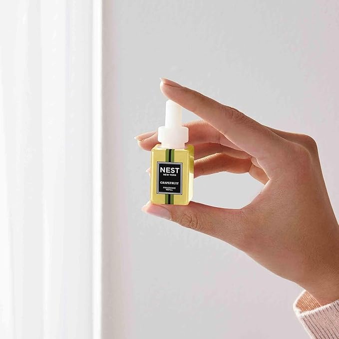 NEST New York Smart Home Fragrance Diffuser Refill Smart Vials, Grapefruit - Set of 2 - Designed for NEST x Pura 3 and NEST x Pura 4 Diffusers - Cruelty Free, Vegan