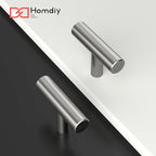 homdiy 15Pack Cabinet Knobs Brushed Nickel Drawer Knobs - 2in Overall Cabinet Door Knobs Single Hole Knobs Modern Cabinet Hardware for Kitchen Cabinets, Dresser Drawers