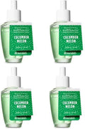 Bath & Body Works WallFlowers Fragrance Refill 0.8 Oz 4 Pack (Cucumber Melon)