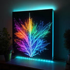 Battery Powered LED Strip Lights with Timer, 6.56 ft RGB DIY Lights with Remote Control for Bedroom, TV, Party, Piano, Cabinet, Decor, Indoor Use