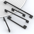 6 Pack Matte Black Cabinet Pulls 11.3 Inch Cabinet Handles Kitchen Cabinet Hardware Kitchen Handles for Cabinets Black Dresser Pulls Wardrobe Pulls
