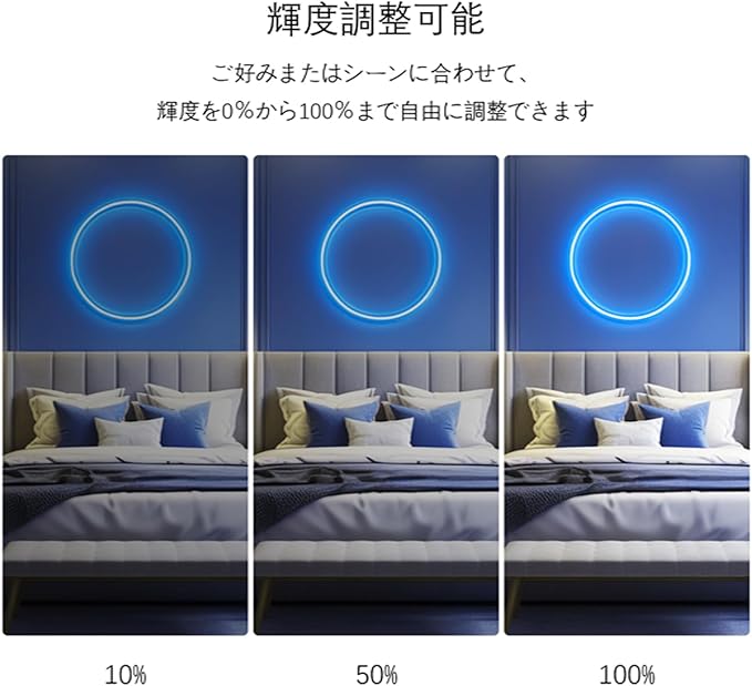 iNextStation COB LED Strip Light Blue 16.4ft/5M DC12V CRI 93+ Flexible LED Tape Lights 8mm for Bedroom, Kitchen, TV Backlight, Cabinet, Stage, Home DIY Lighting Decor (No Plug)