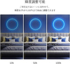 iNextStation COB LED Strip Light Blue 16.4ft/5M DC12V CRI 93+ Flexible LED Tape Lights 8mm for Bedroom, Kitchen, TV Backlight, Cabinet, Stage, Home DIY Lighting Decor (No Plug)