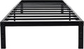 45MinST 14 Inch Reinforced Platform Bed Frame/3500lbs Heavy Duty/Easy Assembly Mattress Foundation/Steel Slat/Noise Free/No Box Spring Needed, Twin