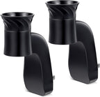 2 Pack Wall Fragrance Plug in Compatible with Bath and Body Works WallFlower Fragrances, ETL Certified, Rotatable, Precise Scent Control Fragrance Diffuser Plug for Home, Office (Black)