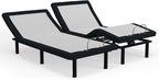 Blissful Nights e3 Split King Adjustable Bed Base Frame with Wireless Remote, Head and Foot Incline with Both Left and Right Sides, Easy Assembly, and 10 Year Warranty