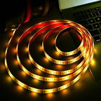 2m/6.6FT Battery Powered Led Strip Lights, LED Strip with 24 Keys Remote Control, RGB Led Rope Lights for Party and DIY Decoration