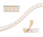 BTF-LIGHTING WS2812B IC RGB 5050SMD Pure Gold Individual Addressable LED Strip 3.28FT 144LED 144Pixel/m Flexible Full Color IP65 DC5V for DIY Chasing Color Project(No Adapter or Controller)