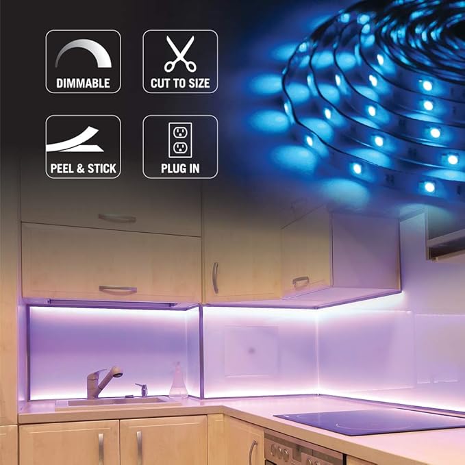 Armacost Lighting 423501 Multi-Color + White LED Tape Light Kit