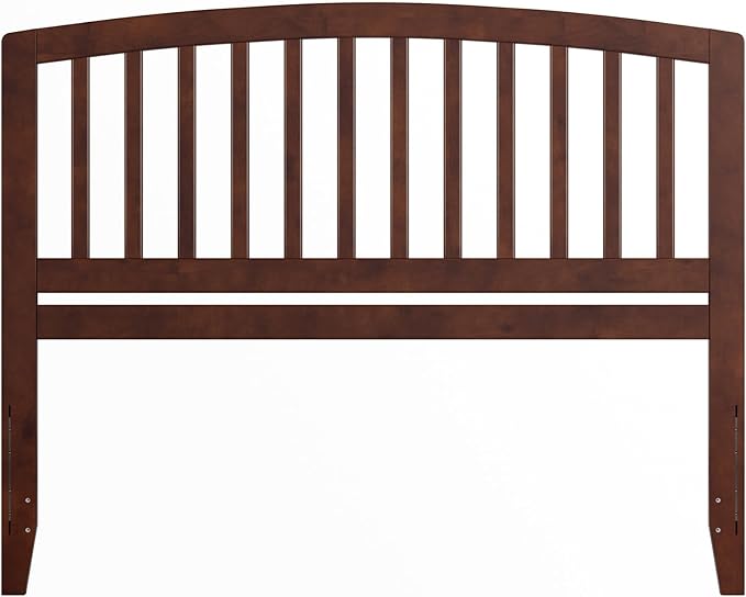 AFI Richmond Queen Size Headboard with Attachable Charger in Walnut