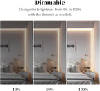 iNextStation COB LED Strip Light Warm White 3000K 32.8FT 10M DC24V CRI 93+ Dimmable Flexible LED Tape Lights for Bedroom, Kitchen, TV Backlight, Cupboard, Wardrobe, Home Lighting Decor