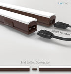 Under Cabinet Lighting Plug in, 16 Inch 1 Pc, Linkable AC120V 3CCT 3000K/4000K/5000K Ultra Slim, LED Under Cabinet Lights for Counter Light, Kitchen, Shelf, Sink, Workshop, Desk, Bronze