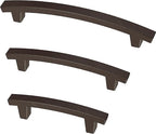 Franklin Brass (10-Pack) – Deep Bronze Cabinet Handles, 3 Inch Hole Center, Pulls for Drawers, Kitchen Cabinet Door, Dressers | Pierce
