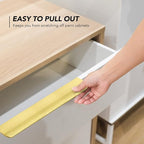 Ravinte Hardware 30 Pack Gold Cabinet Handles, 11.8 Inch (300mm) Finger Edge Pulls, 8.8 Inch Hole Center, Finger Pulls for Cabinets
