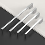 Asidrama 10 Pack 5 Inch(128mm) Polished Chrome Kitchen Cabinet Handles, Cabinet Pulls Kitchen Cabinet Hardware for Cupboard Drawer Pulls