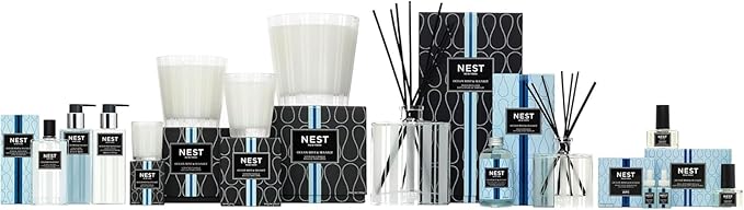 NEST New York Smart Home Fragrance Diffuser Refill Smart Vials, Ocean Mist & Sea Salt - Set of 2 - Designed for NEST x Pura 3 and NEST x Pura 4 Diffusers - Cruelty Free, Vegan