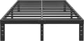 ALDRICH 10 Inch Metal Bed Frame Queen Size - Double Black Basic Steel Slats Platform, Easy Assembly Heavy Duty Noise Free Bedframes, No Box Spring Needed