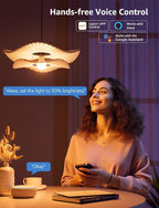 Lepro B1 AI Smart Light Bulbs - WiFi & Bluetooth RGBWW Color Changing LED Bulb Works with Alexa & Google Assistant, Personalized Al Lighting Designer, AI Voice Control, Music Sync, 2.4GHz Only, 4 Pack