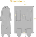 Catalonia Wearable Fleece Blanket with Sleeves and Foot Pockets for Adult Women Men, Micro Plush Comfy Wrap Sleeved Throw Blanket Robe Large, Southwest Star