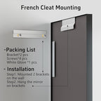 36”x 36” Black Bathroom Mirrors for Over Sink, Square Framed Mirror for Over Sink, Bathroom Vanity Mirrors,Tempered Glass, Decor Wall Mirrors for Entryway, Living Room (Horizontal/Vertical)