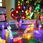 50 LED Photo Clip Fairy Lights for Home Bedroom Wall - Twinkle Starry Decor for Halloween, Thanksgiving, Christmas, Party, Wedding - Multicolor