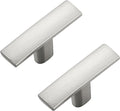 30 Pack Silver Cabinet Knobs - Curved Cabinet Pulls Brushed Nickel Knobs for Kitchen Cabinet Drawer Solid Dresser Knobs for Cabinet Hardware 1-3/4in Length Single Hole