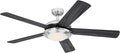Westinghouse 7305400 Comet LED Ceiling Fan, 52 Inch, Brushed Nickel, Frosted Glass