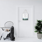 Inspirational Decor Be Still and Know That I am God Psalm 46:10 Christian Gifts Bible Verse Wall Art Scripture Wooden Hanging Sign for Modern Home Office Bathroom Bedroom Decoration 8 x 10 Inches