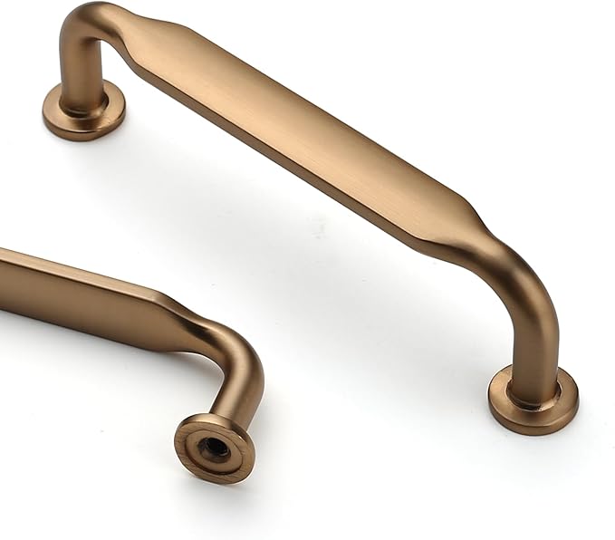 Asidrama 20 Pack 3.75 Inch(96mm) Champagne Bronze Kitchen Cabinet Handles, Cabinet Pulls Kitchen Cabinet Hardware for Cupboard Drawer Pulls