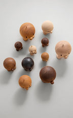 Hoptimist Bimble Smoked Oak, Woody Brown, Home Decor Ornament - Scandinavian Design, Wood W/Metal Spring, Medium - Creates Cheerful Movement
