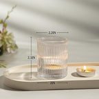36pcs Votive Candle Holders - Clear Votives Glass Tea Light Candle Holders Bulk, Tea Lights Candles Holder for Home Party Wedding Decoration & Gift (Clear)