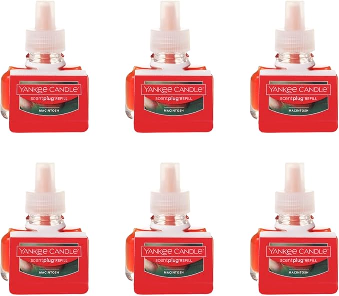 Yankee Candle ScentPlug Refill, Macintosh (Pack of 6)