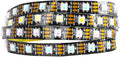 BTF-LIGHTING WS2812B IC RGB 5050SMD Pure Gold Individual Addressable LED Strip 3.28FT 60LED 60Pixel/m Flexible Full Color IP30 DC5V for DIY Chasing Color Project(No Adapter or Controller)