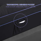 ABENE 3 Inch Dual Layer Memory Foam Mattress Topper, 2 Inch Memory Foam Plus 1 Inch Down Alternative Pillowtop Mattress Pad, with Bedside Pocket, Support for Back Pain (California King, Black)