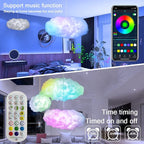 3D Big Cloud lightning Light Kit Music Sync Warm White Multicolor lightning Changing Strip Lights 360 Degree Wireless Remote APP NO DIY Coolest Decorations for Adults and Kids Indoor Home Bedroom