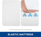 FDW | 12 Inch Full Mattress | Medium Firm | Gel Memory Foam Mattress | White | Bed in a Box, CertiPUR-US Certified | Pressure Relief, Cooling Ventilated Foam | Washable Removable Cover