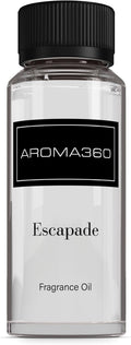 Aroma360 - Escapade Fragrance Oil Scent - Luxury Aromatherapy Scent Diffuser Oil - Hints of Lemon, Ocean, Bergamot, & Fragrant Jasmine - for Essential Oil Diffusers - for Home & Office - 120mL